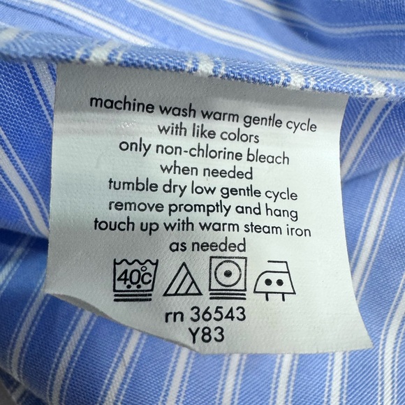 Kenneth Cole-Reaction Men’s Long Sleeve Button Down Shirt Large (16-16.5 32-33) - Picture 5 of 5